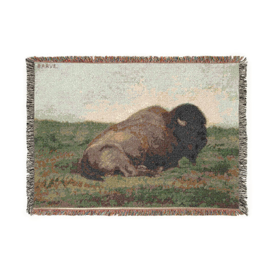 Bison Woven Blanket